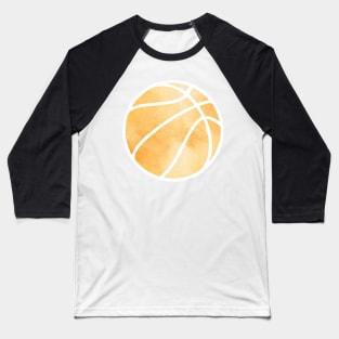 Basketball Orange Baseball T-Shirt